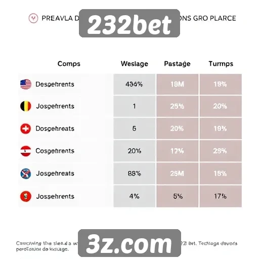 Comparativo entre 232bet e concorrentes do mercado